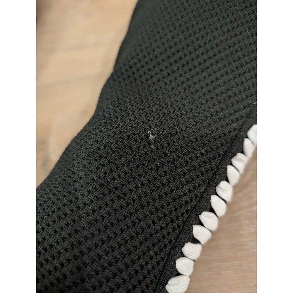 Black Knit Over the Knee Sneaker Boots Size 43 Women's 12 Tall Festival - Picture 15 of 16